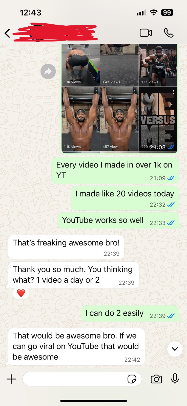 Client testimonial screenshot 2